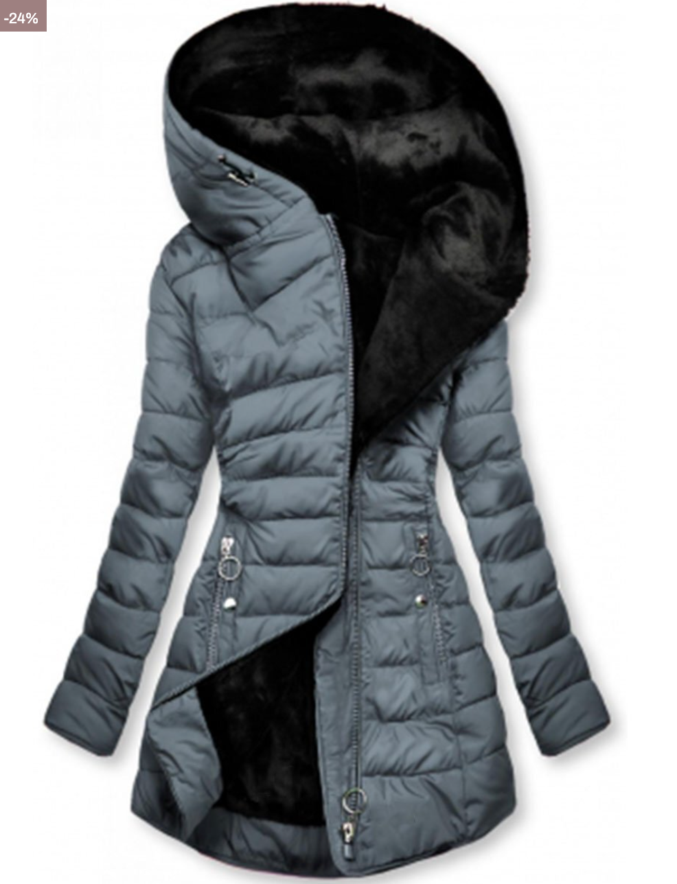 Ionar - gepolsterte jacke mit warmem plüschfutter